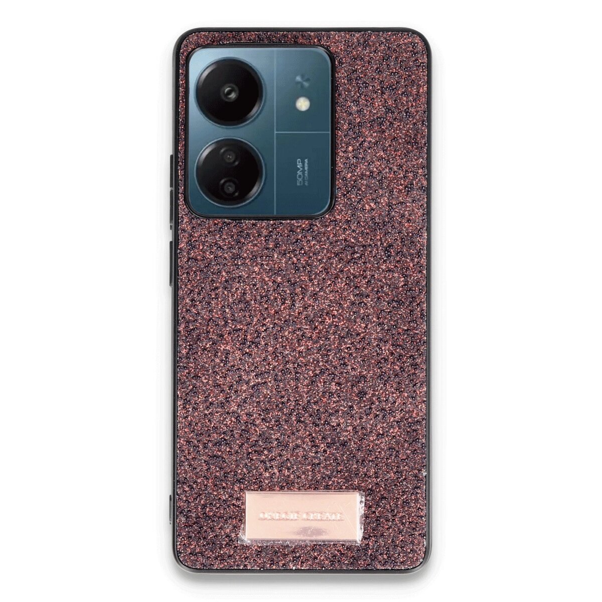 Onegif Xiaomi Redmi 13c Bright Simli Kapak - Derin Mor Onegif Xiaomi Redmi 13c Bright Simli Kapak - Derin Mor