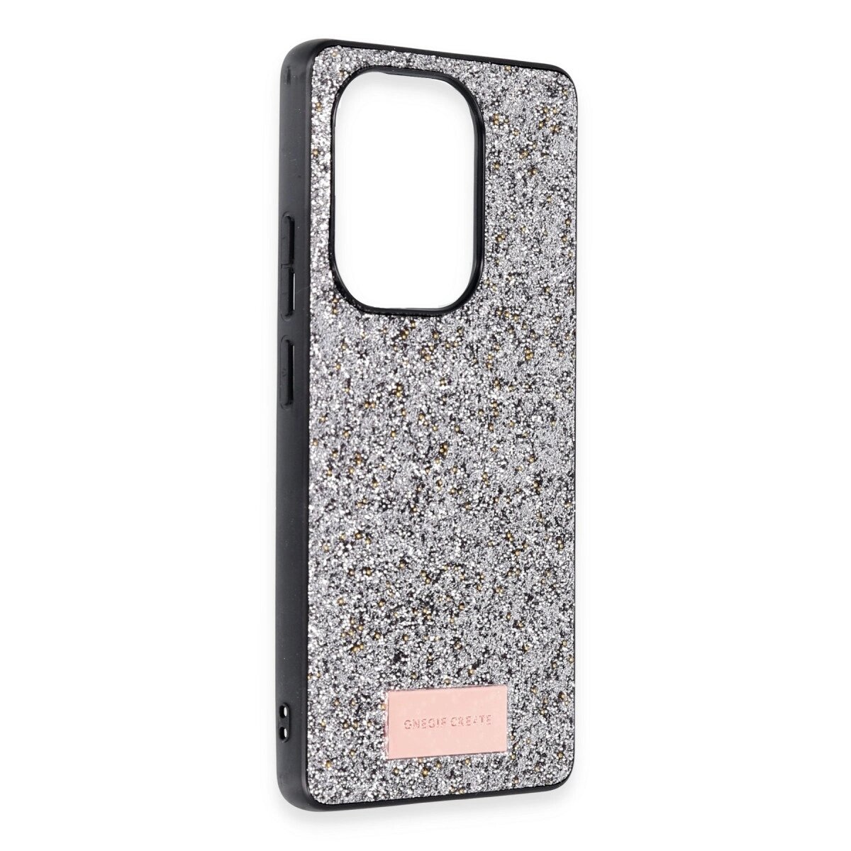 Onegif Xiaomi Redmi Note 13 Pro 4g Bright Simli Kapak - Gümüş Onegif Xiaomi Redmi Note 13 Pro 4g Bright Simli Kapak - Gümüş