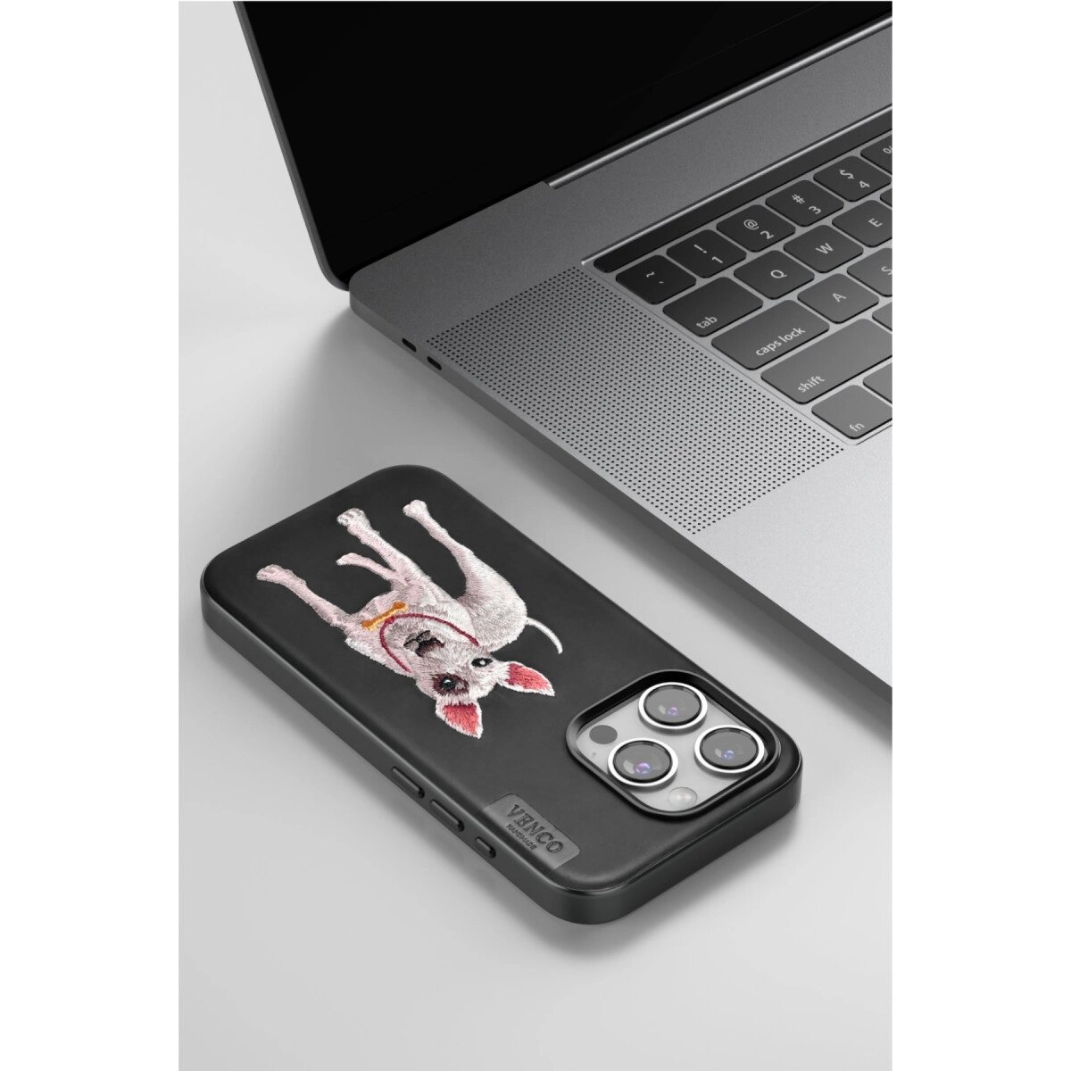 Venco İphone 14 Pro Max Perma Desenli Kapak - Siyah Venco İphone 14 Pro Max Perma Desenli Kapak - Siyah