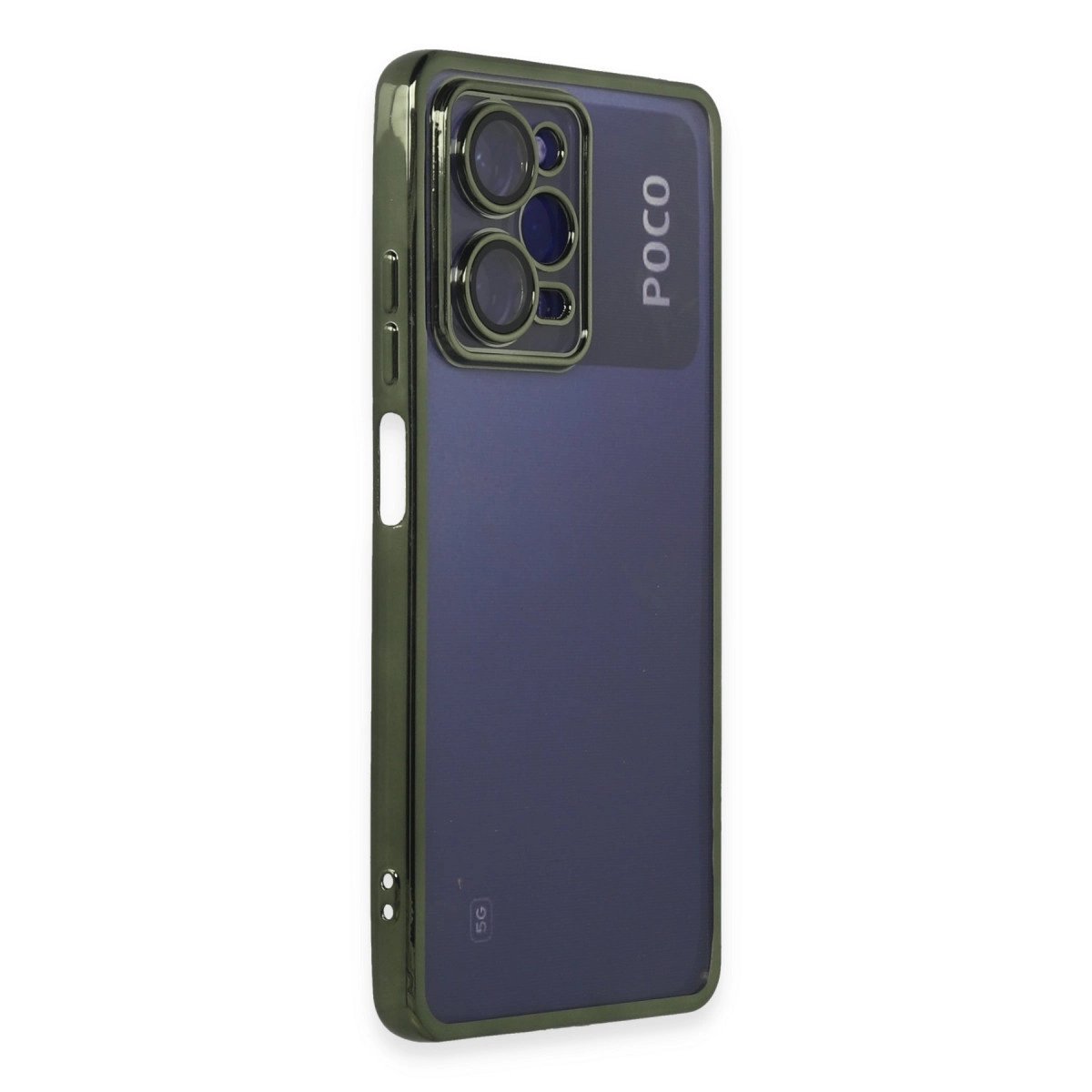 Xiaomi Poco X5 Pro 5g Kılıf Razer Lensli Silikon - Yeşil Xiaomi Poco X5 Pro 5g Kılıf Razer Lensli Silikon - Yeşil