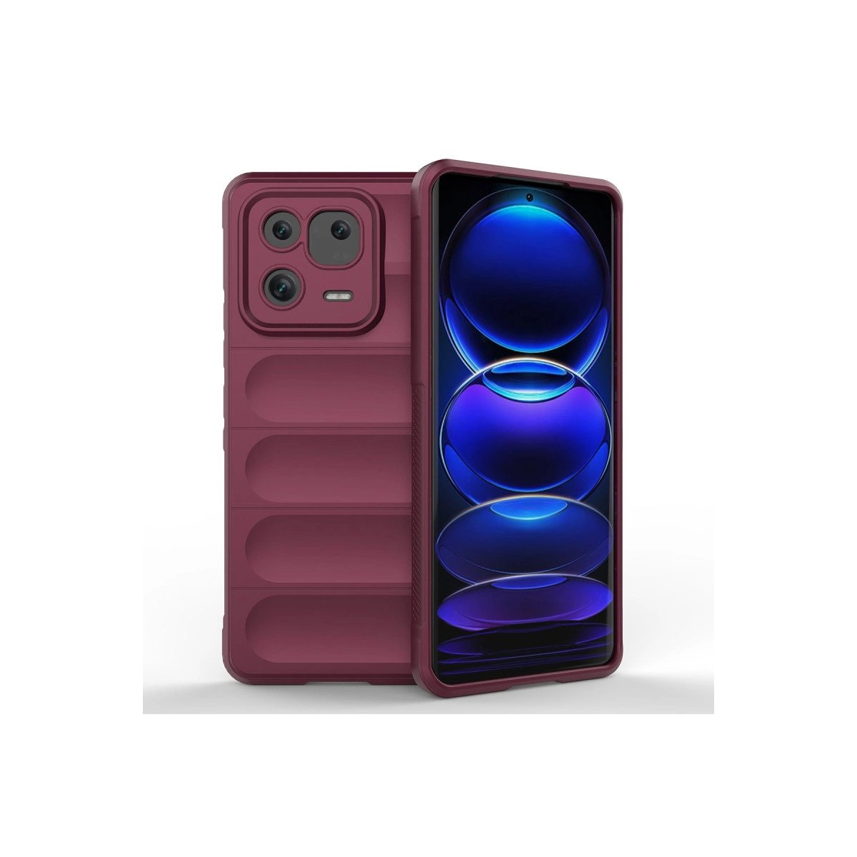 Xiaomi Mi 13 Pro Kılıf Optimum Silikon - Bordo Xiaomi Mi 13 Pro Kılıf Optimum Silikon - Bordo