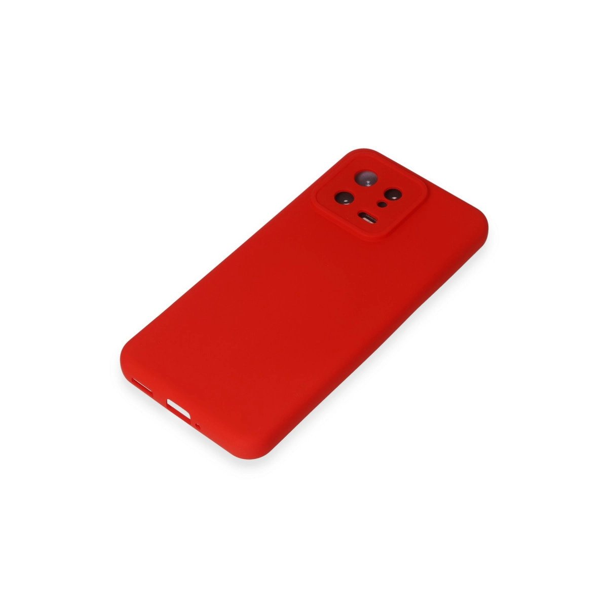 Xiaomi Mi 13 Kılıf Nano İçi Kadife Silikon - Kırmızı Xiaomi Mi 13 Kılıf Nano İçi Kadife Silikon - Kırmızı