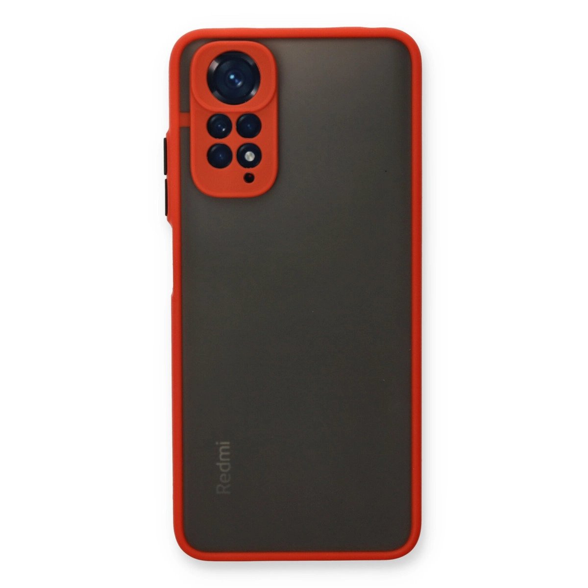 Xiaomi Redmi Note 11 Kılıf Montreal Silikon Kapak - Kırmızı Xiaomi Redmi Note 11 Kılıf Montreal Silikon Kapak - Kırmızı