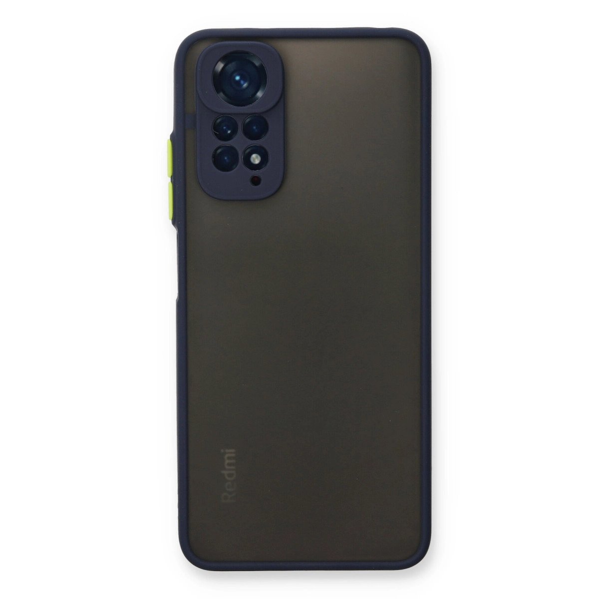 Xiaomi Redmi Note 11 Kılıf Montreal Silikon Kapak - Lacivert