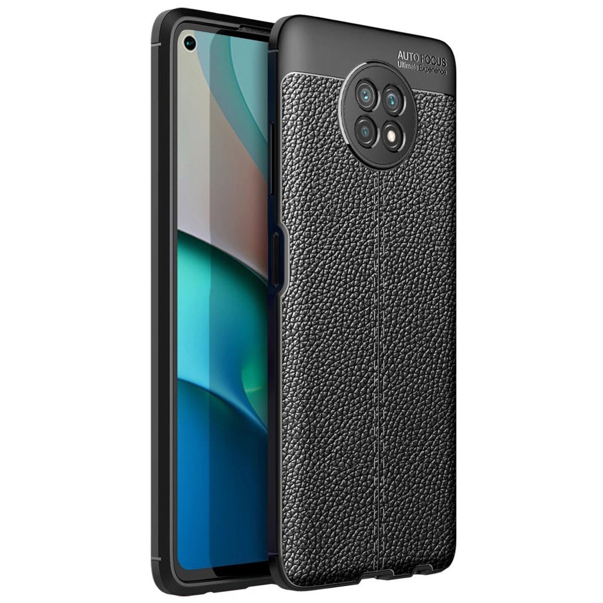 Xiaomi Redmi Note 9 5g Kılıf Auto Focus Kapak - Siyah Xiaomi Redmi Note 9 5g Kılıf Auto Focus Kapak - Siyah