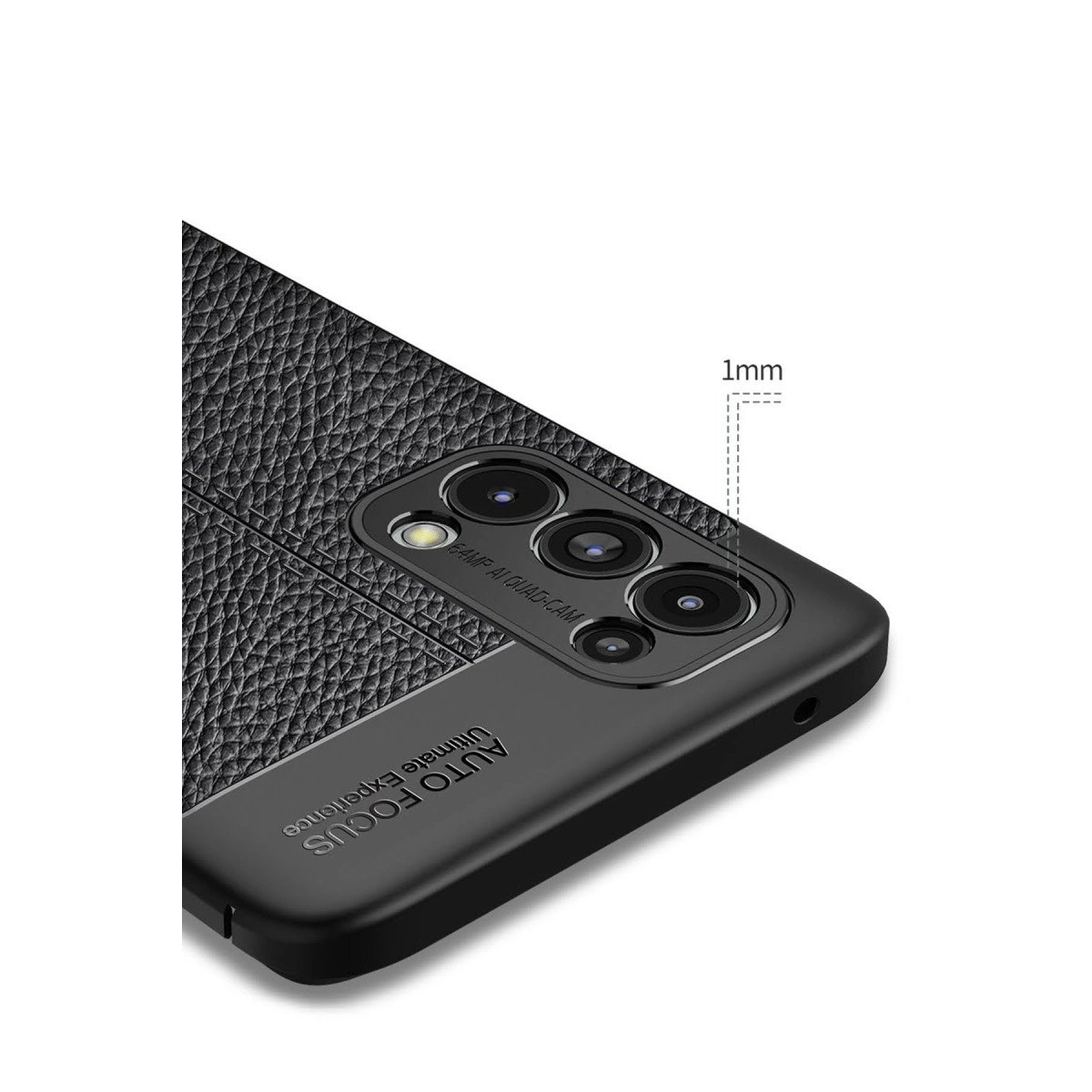 Oppo Reno 5 Pro Kılıf Auto Focus Kapak - Siyah Oppo Reno 5 Pro Kılıf Auto Focus Kapak - Siyah