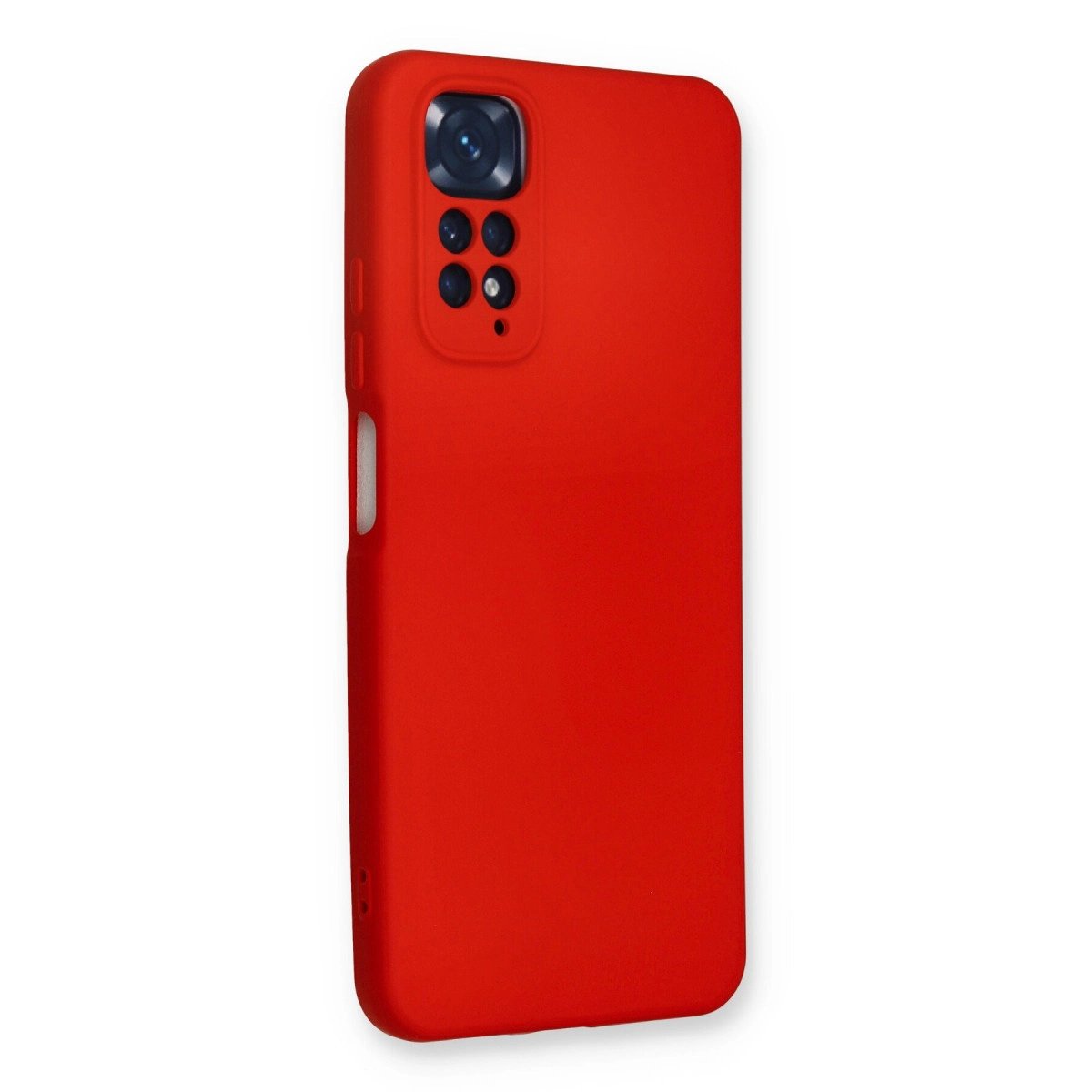 Xiaomi Redmi Note 11 Kılıf Nano İçi Kadife Silikon - Kırmızı Xiaomi Redmi Note 11 Kılıf Nano İçi Kadife Silikon - Kırmızı