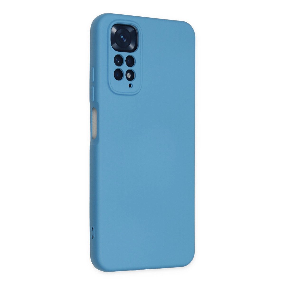 Xiaomi Redmi Note 11 Kılıf Nano İçi Kadife Silikon - Mavi Xiaomi Redmi Note 11 Kılıf Nano İçi Kadife Silikon - Mavi
