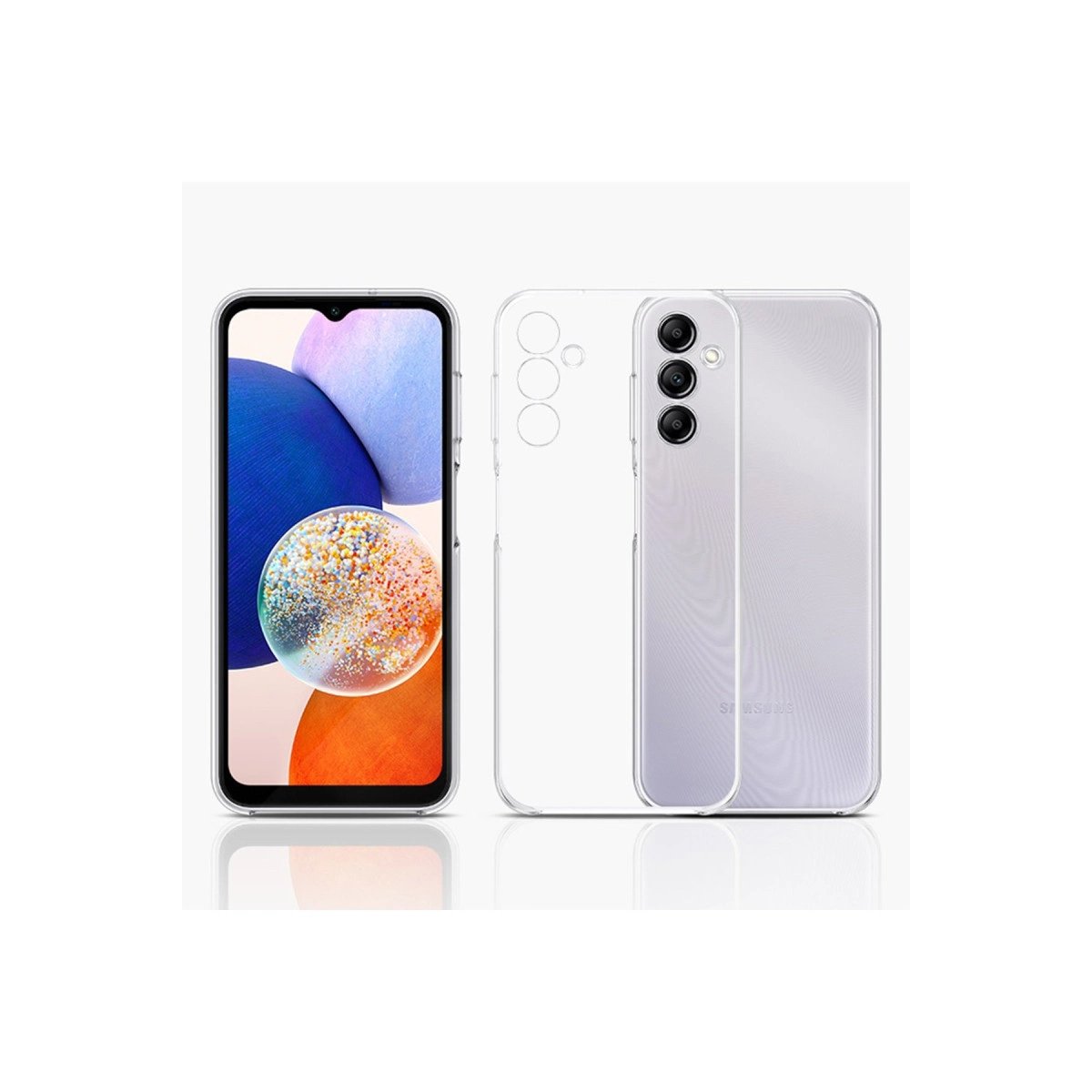 Samsung Galaxy A14 4g Kılıf Lüx Şeffaf Silikon Samsung Galaxy A14 4g Kılıf Lüx Şeffaf Silikon