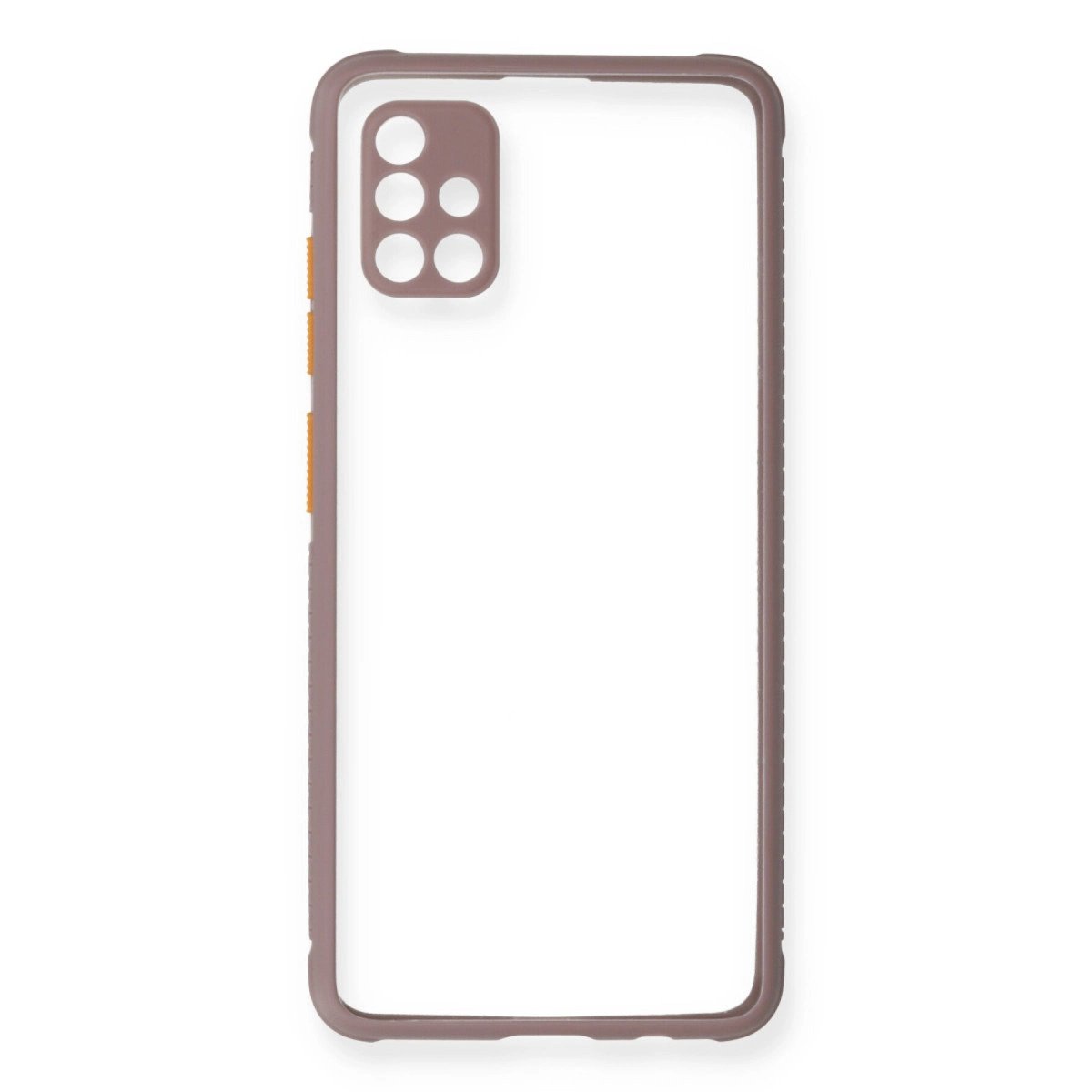 Samsung Galaxy A71 Kılıf Miami Şeffaf Silikon - Açık Mor Samsung Galaxy A71 Kılıf Miami Şeffaf Silikon - Açık Mor