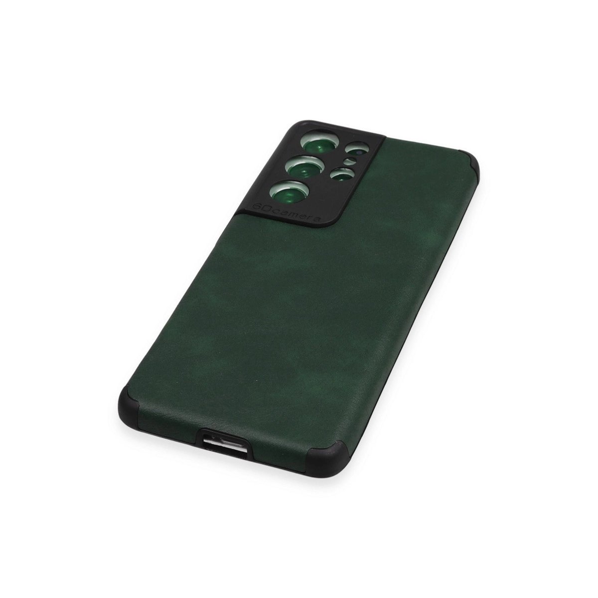 Samsung Galaxy S21 Ultra Kılıf Loop Deri Silikon - Yeşil Samsung Galaxy S21 Ultra Kılıf Loop Deri Silikon - Yeşil