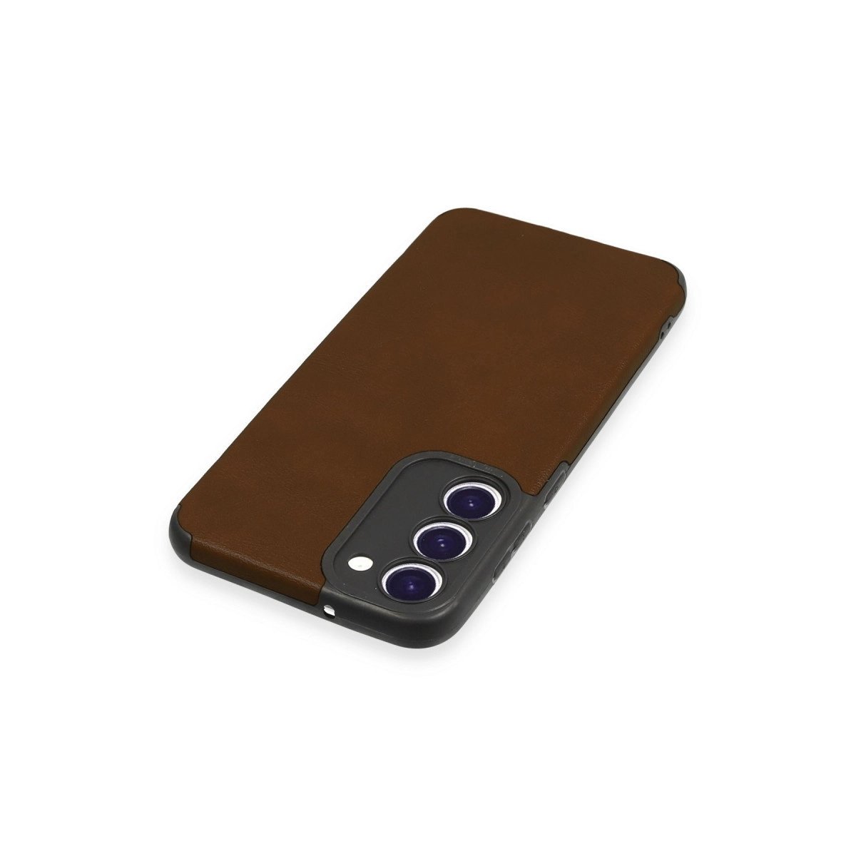 Samsung Galaxy S23 Plus Kılıf Loop Deri Silikon - Kahverengi Samsung Galaxy S23 Plus Kılıf Loop Deri Silikon - Kahverengi