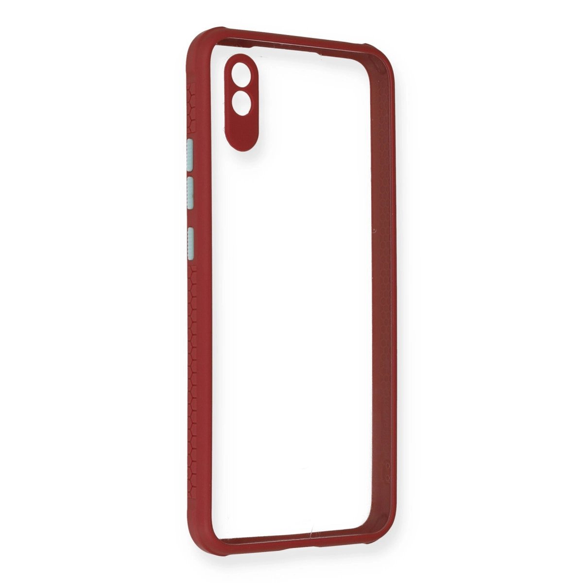 Xiaomi Redmi 9a Kılıf Miami Şeffaf Silikon - Fuşya Xiaomi Redmi 9a Kılıf Miami Şeffaf Silikon - Fuşya
