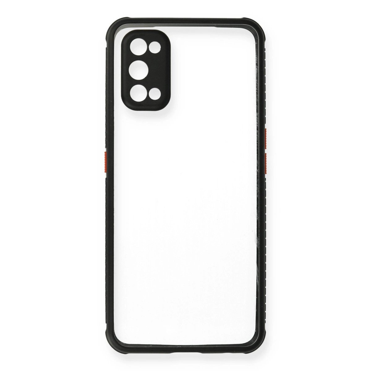 Realme 7 Pro Kılıf Miami Şeffaf Silikon - Siyah Realme 7 Pro Kılıf Miami Şeffaf Silikon - Siyah