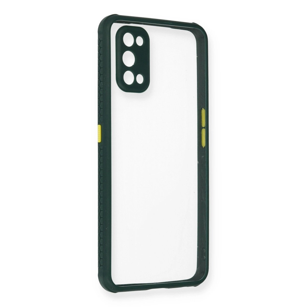 Realme 7 Pro Kılıf Miami Şeffaf Silikon - Koyu Yeşil Realme 7 Pro Kılıf Miami Şeffaf Silikon - Koyu Yeşil