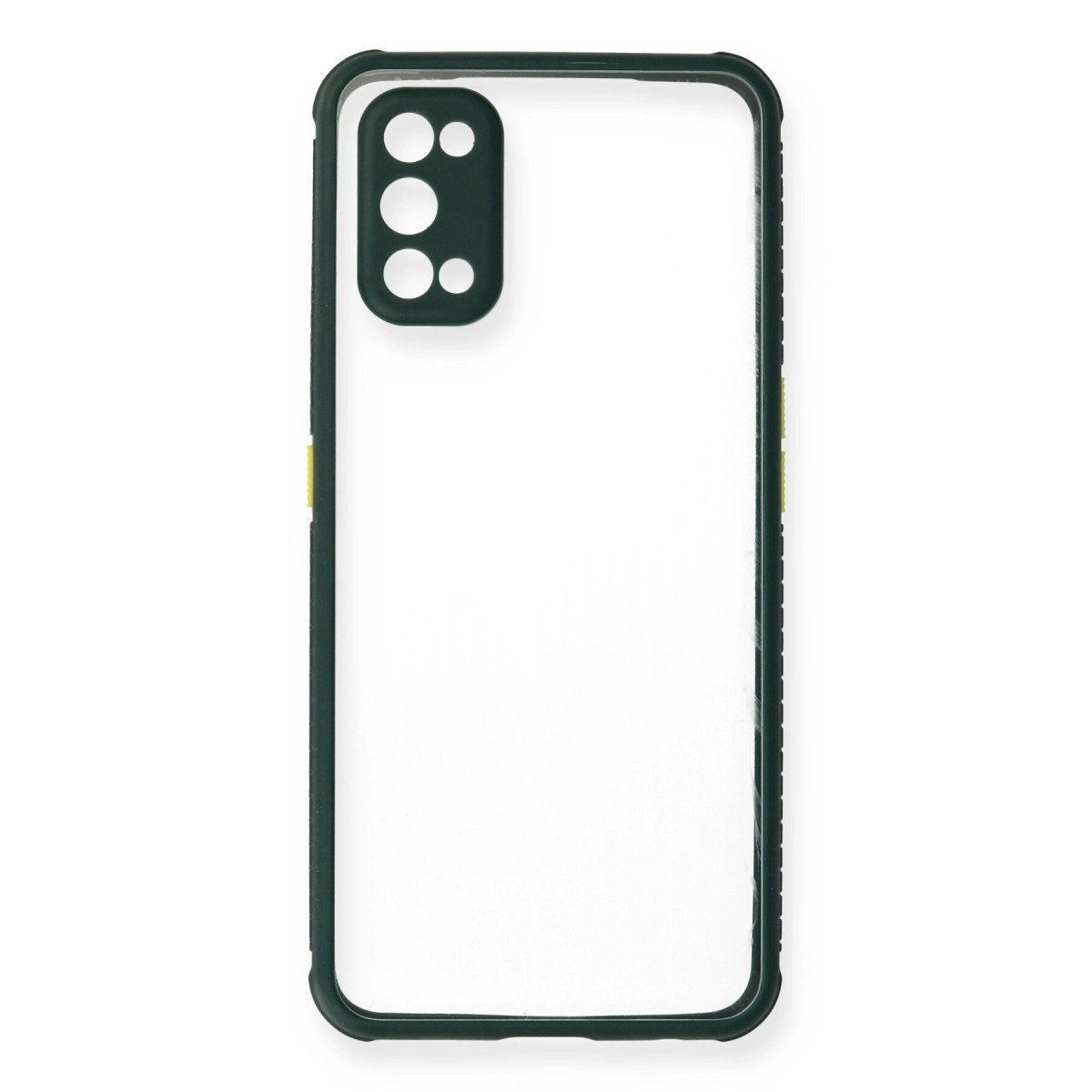 Realme 7 Pro Kılıf Miami Şeffaf Silikon - Koyu Yeşil Realme 7 Pro Kılıf Miami Şeffaf Silikon - Koyu Yeşil