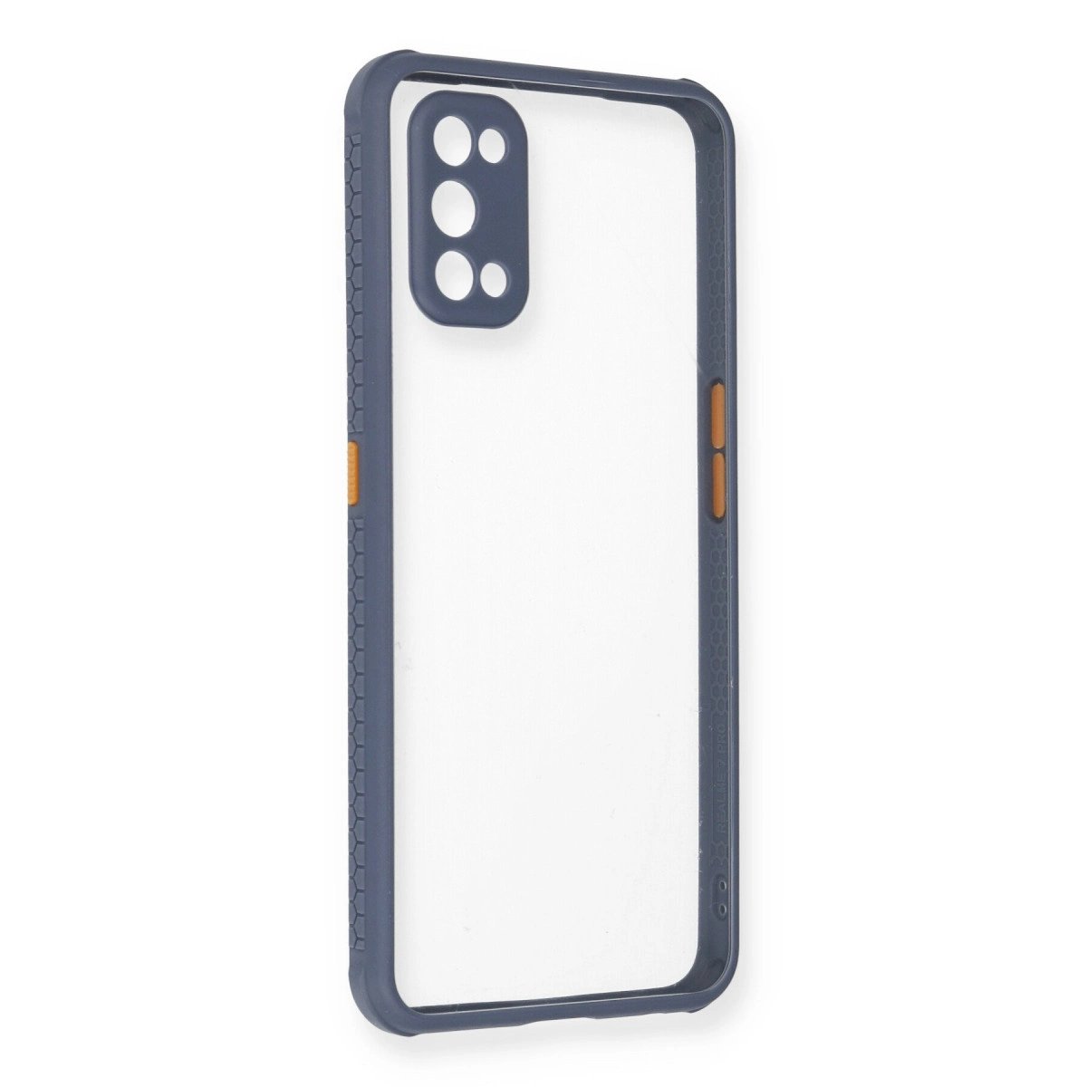Realme 7 Pro Kılıf Miami Şeffaf Silikon - Gri Realme 7 Pro Kılıf Miami Şeffaf Silikon - Gri