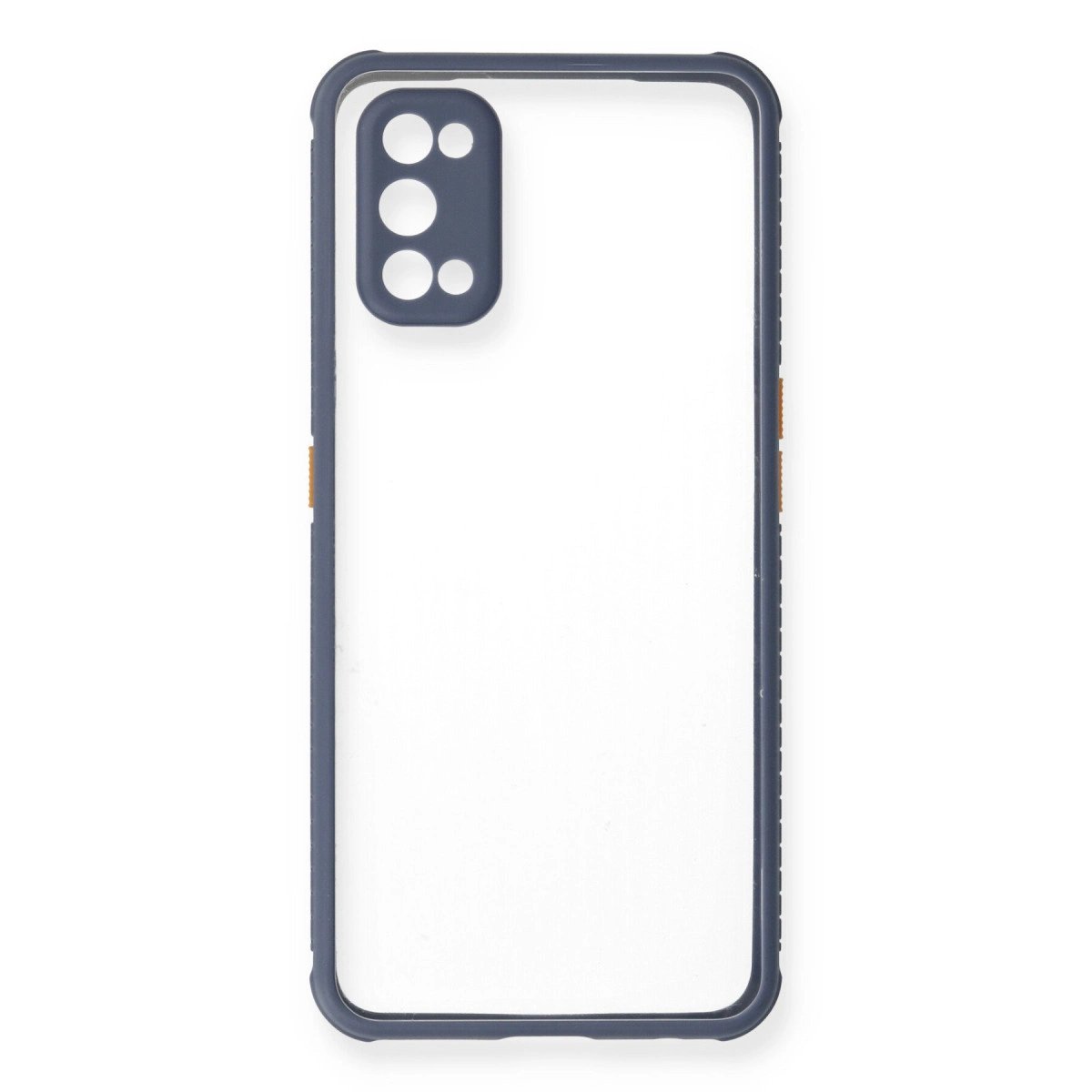 Realme 7 Pro Kılıf Miami Şeffaf Silikon - Gri Realme 7 Pro Kılıf Miami Şeffaf Silikon - Gri