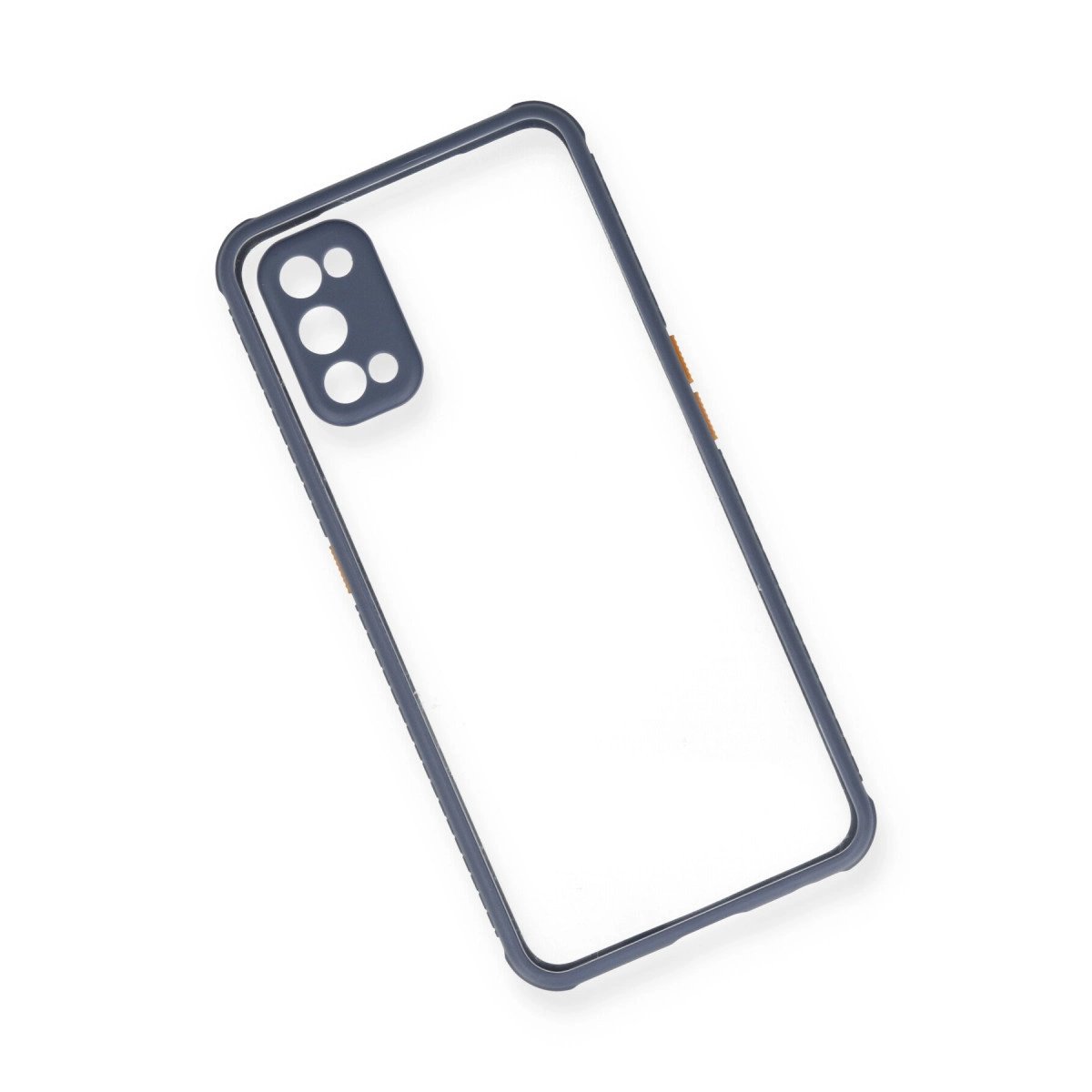 Realme 7 Pro Kılıf Miami Şeffaf Silikon - Gri Realme 7 Pro Kılıf Miami Şeffaf Silikon - Gri