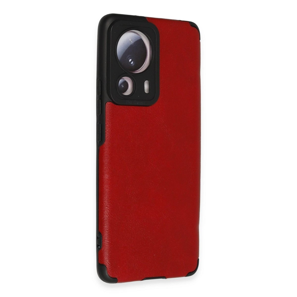 Xiaomi Mi 13 Lite Kılıf Loop Deri Silikon - Kırmızı Xiaomi Mi 13 Lite Kılıf Loop Deri Silikon - Kırmızı