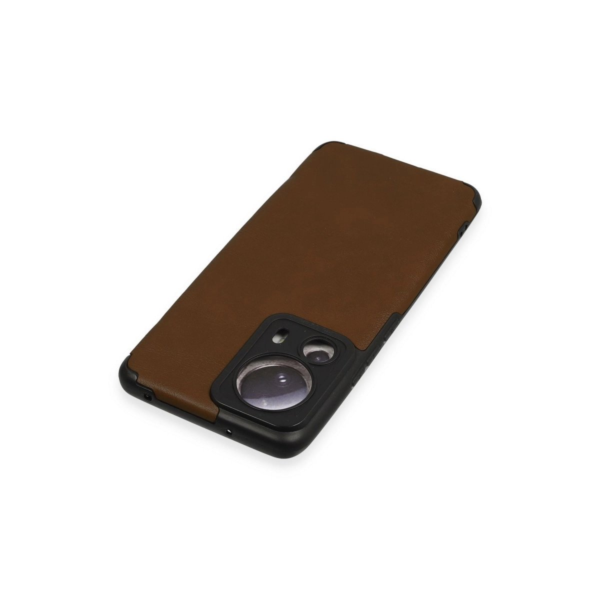 Xiaomi Mi 13 Lite Kılıf Loop Deri Silikon - Kahverengi Xiaomi Mi 13 Lite Kılıf Loop Deri Silikon - Kahverengi