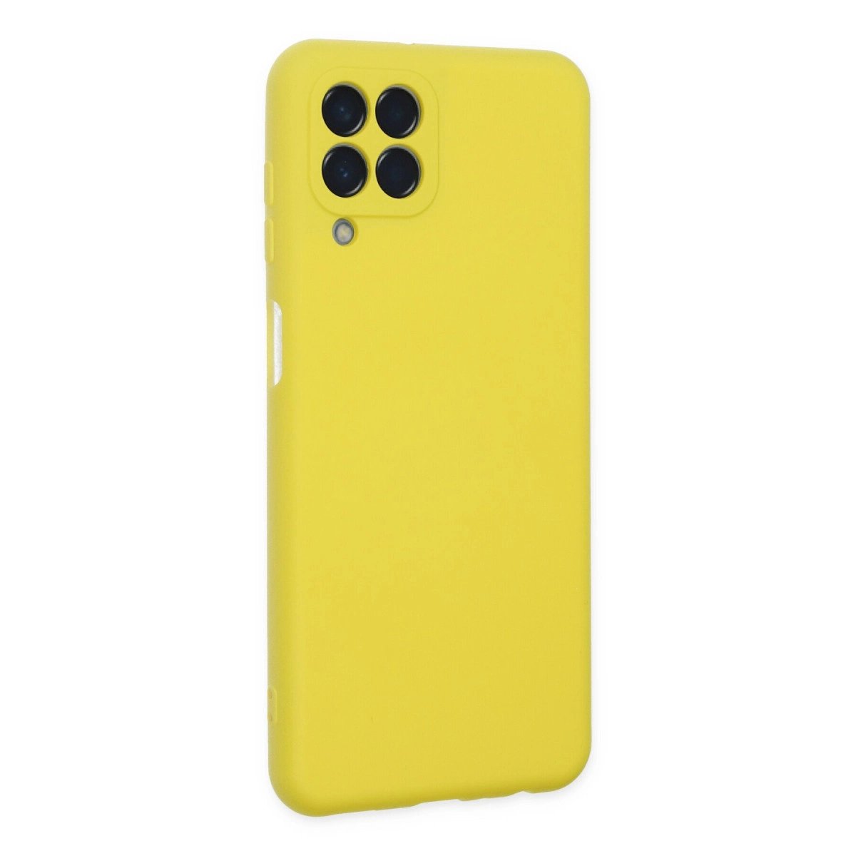 Samsung Galaxy M33 Kılıf Nano İçi Kadife Silikon - Sarı Samsung Galaxy M33 Kılıf Nano İçi Kadife Silikon - Sarı