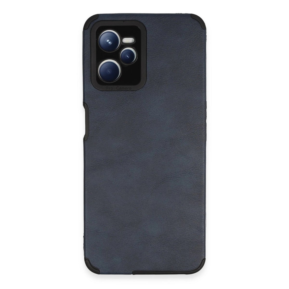 Realme C35 Kılıf Loop Deri Silikon - Lacivert Realme C35 Kılıf Loop Deri Silikon - Lacivert