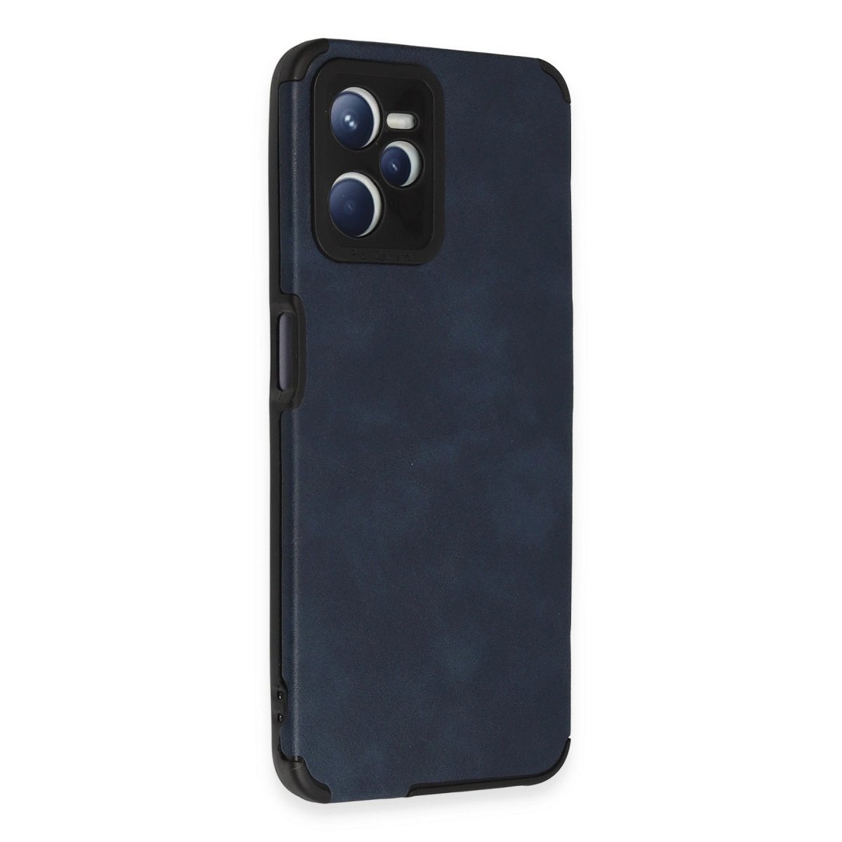 Realme C35 Kılıf Loop Deri Silikon - Lacivert Realme C35 Kılıf Loop Deri Silikon - Lacivert