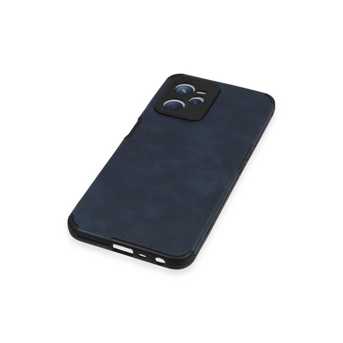 Realme C35 Kılıf Loop Deri Silikon - Lacivert Realme C35 Kılıf Loop Deri Silikon - Lacivert