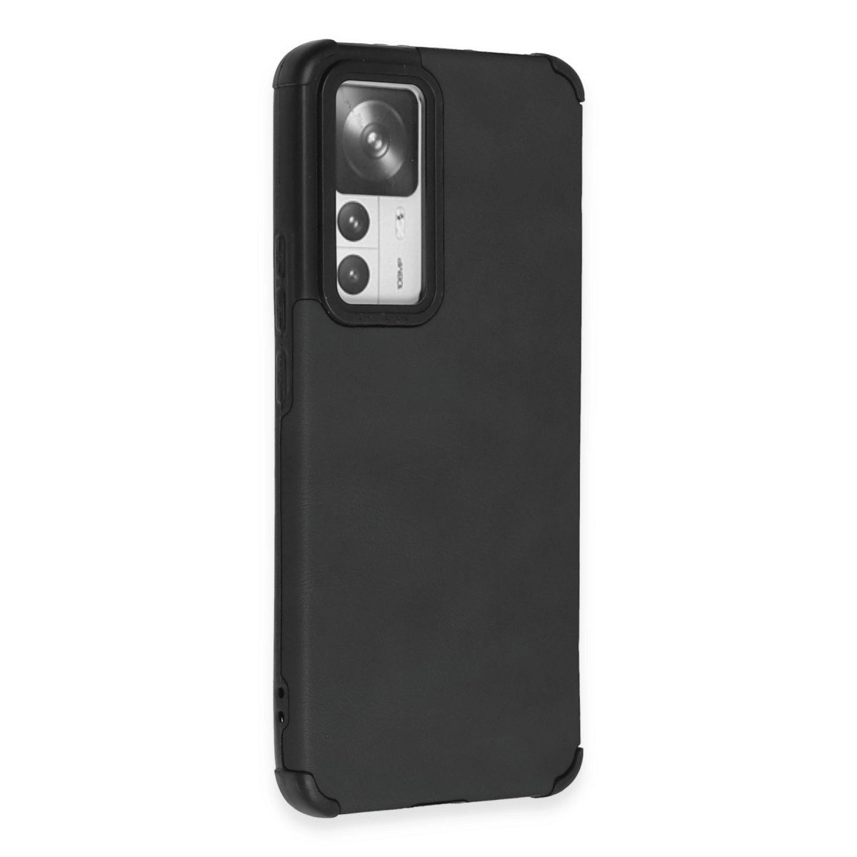 Xiaomi Mi 12t Kılıf Loop Deri Silikon - Siyah Xiaomi Mi 12t Kılıf Loop Deri Silikon - Siyah