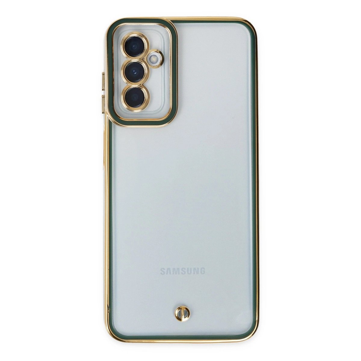 Samsung Galaxy M23 Kılıf Liva Lens Silikon - Yeşil Samsung Galaxy M23 Kılıf Liva Lens Silikon - Yeşil