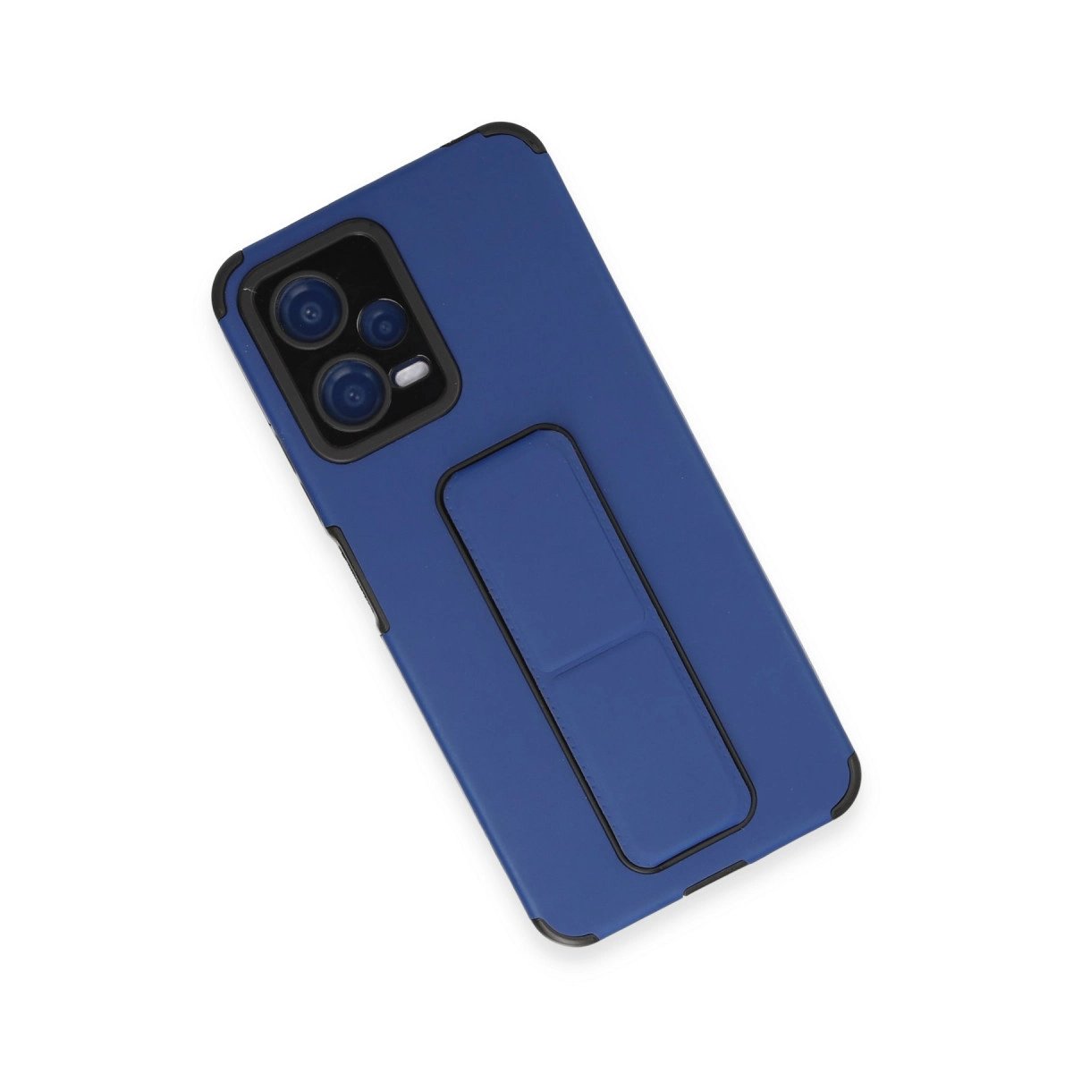 Xiaomi Poco X5 5g Kılıf Mega Standlı Silikon - Mavi
