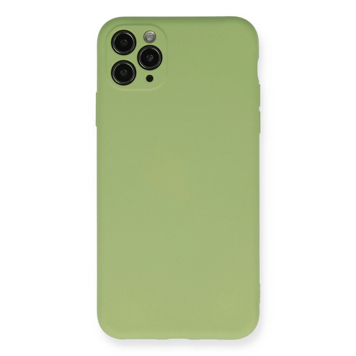 İphone 11 Pro Max Kılıf Nano İçi Kadife Silikon- Yeşil İphone 11 Pro Max Kılıf Nano İçi Kadife Silikon- Yeşil