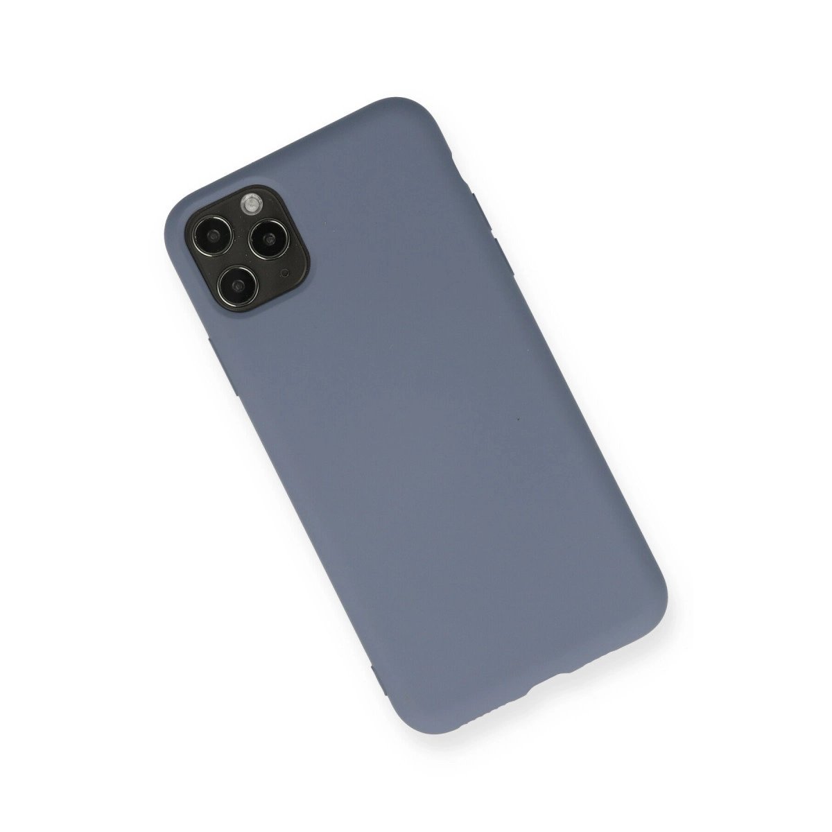 İphone 11 Pro Max Kılıf Nano İçi Kadife Silikon - Gri İphone 11 Pro Max Kılıf Nano İçi Kadife Silikon - Gri