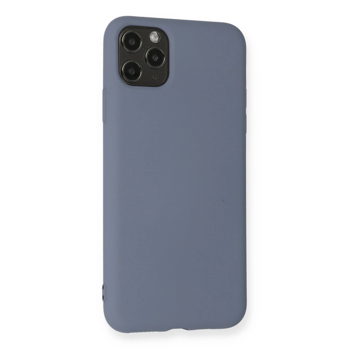 İphone 11 Pro Max Kılıf Nano İçi Kadife Silikon - Gri İphone 11 Pro Max Kılıf Nano İçi Kadife Silikon - Gri