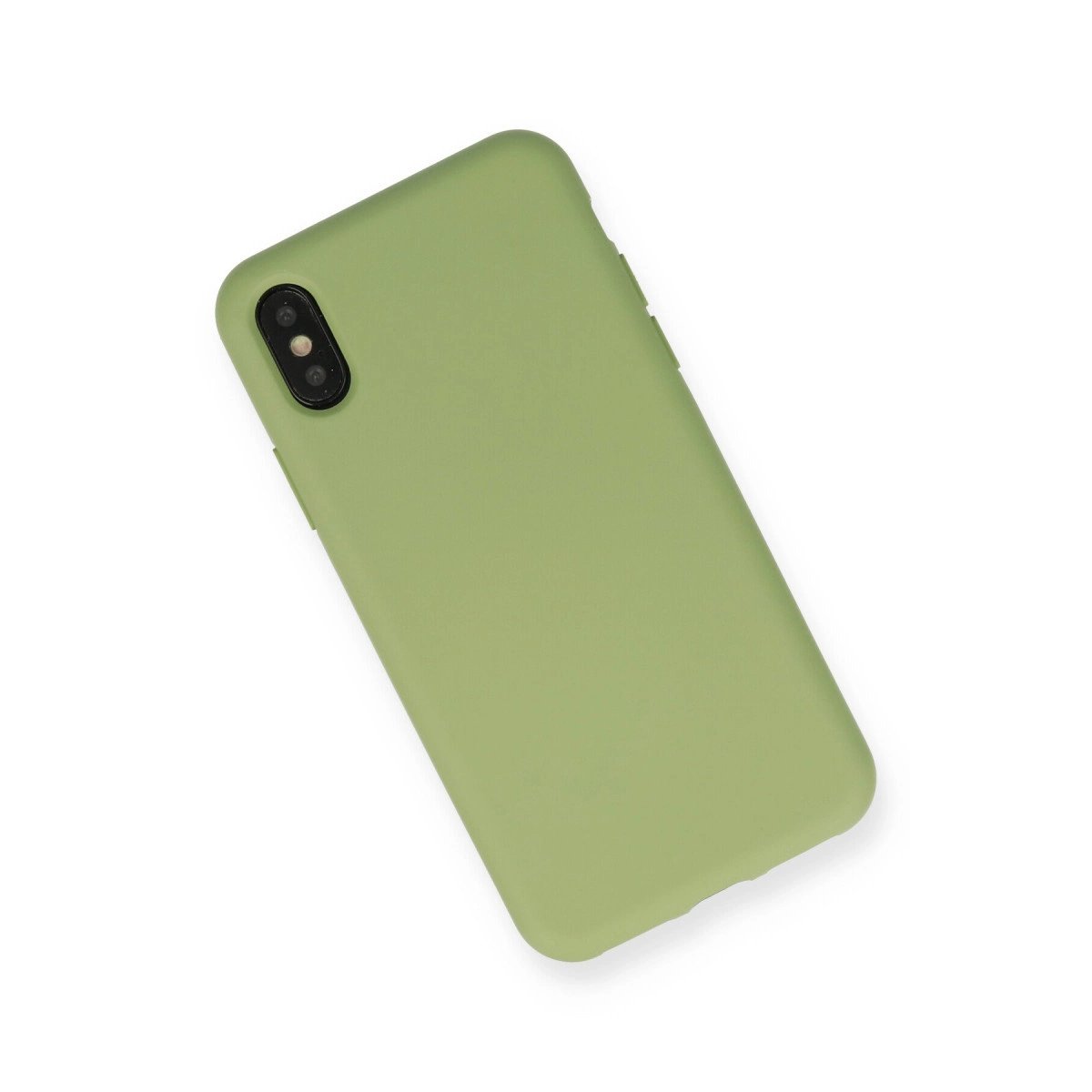 İphone Xs Max Kılıf Nano İçi Kadife Silikon - Yeşil İphone Xs Max Kılıf Nano İçi Kadife Silikon - Yeşil
