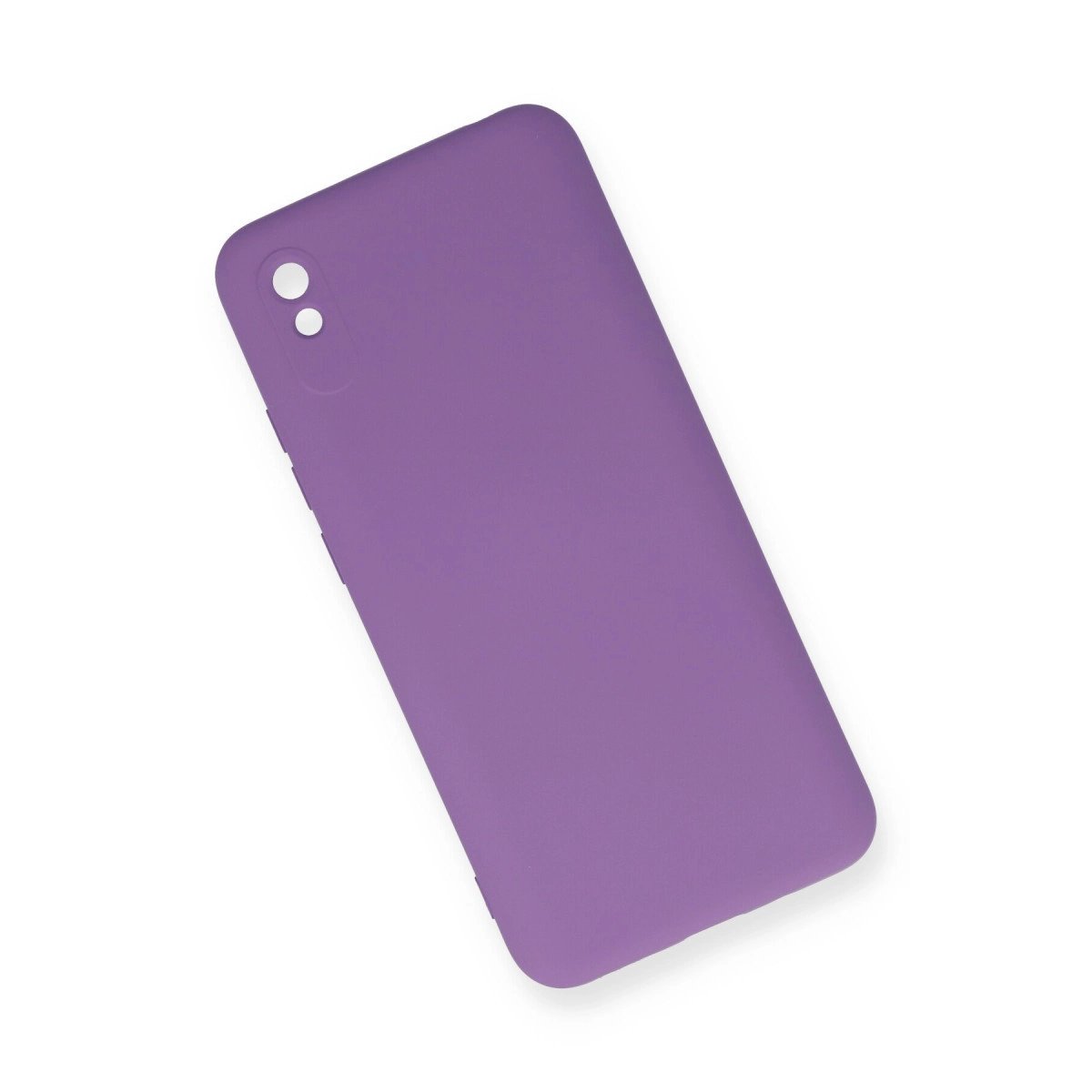 Xiaomi Redmi 9a Kılıf Nano İçi Kadife Silikon - Mor Xiaomi Redmi 9a Kılıf Nano İçi Kadife Silikon - Mor