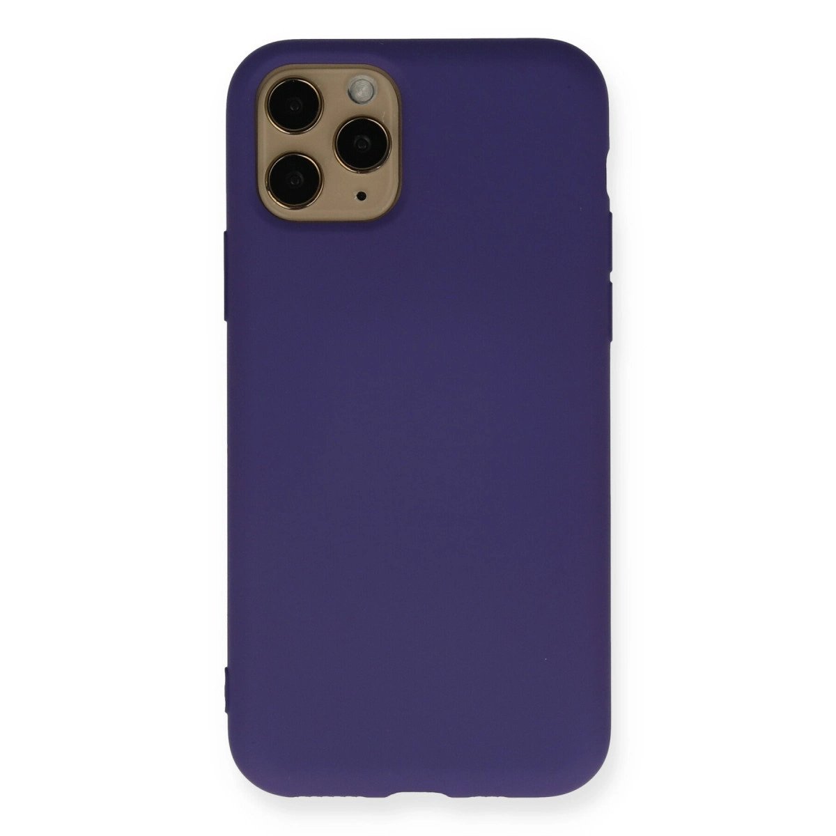 İphone 11 Pro Kılıf Nano İçi Kadife Silikon - Mor İphone 11 Pro Kılıf Nano İçi Kadife Silikon - Mor