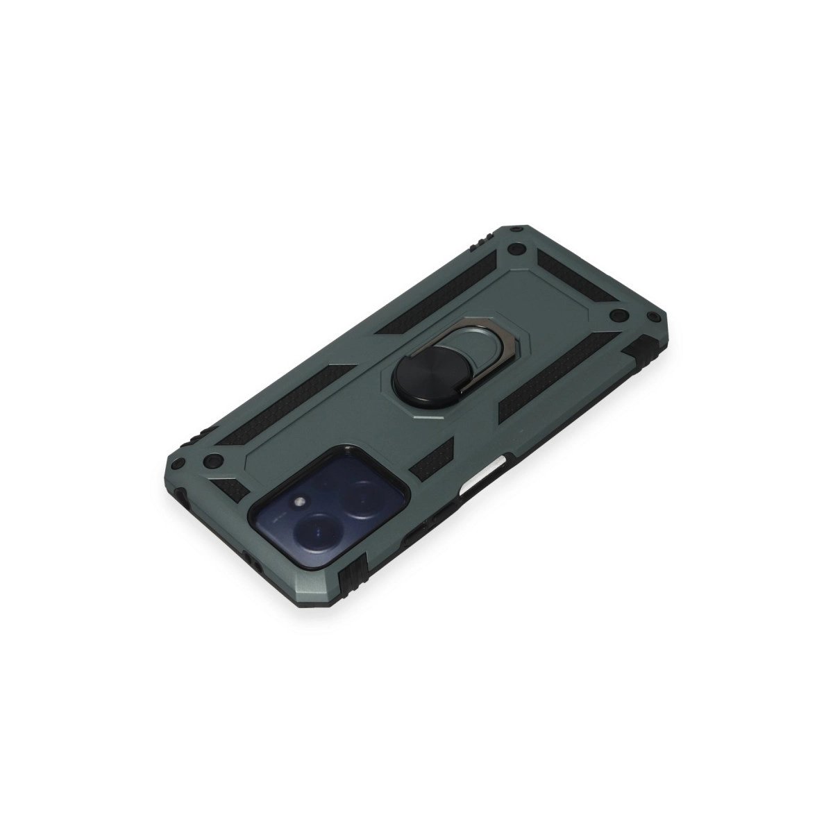 Xiaomi Redmi Note 12 4g Kılıf Sofya Yüzüklü Silikon Kapak - Yeşil Xiaomi Redmi Note 12 4g Kılıf Sofya Yüzüklü Silikon Kapak - Yeşil