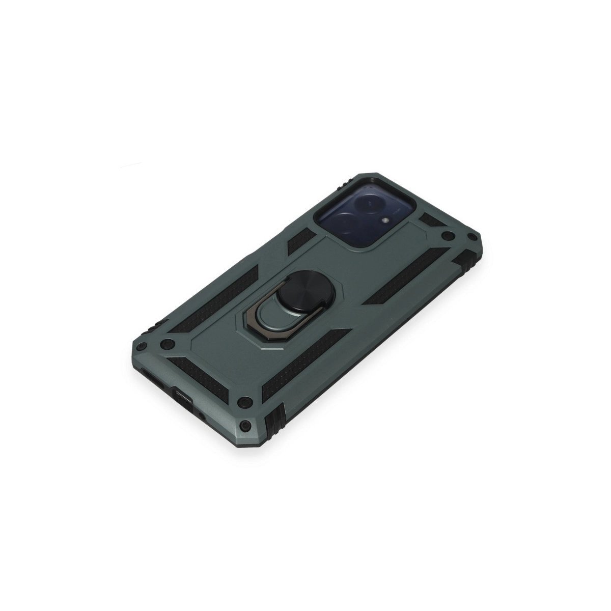 Xiaomi Redmi Note 12 4g Kılıf Sofya Yüzüklü Silikon Kapak - Yeşil Xiaomi Redmi Note 12 4g Kılıf Sofya Yüzüklü Silikon Kapak - Yeşil