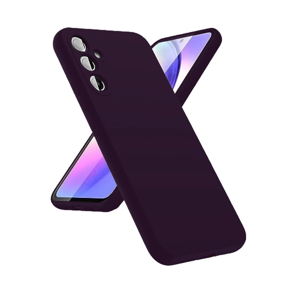Samsung Galaxy A24 4g Kılıf First Silikon - Mor Samsung Galaxy A24 4g Kılıf First Silikon - Mor