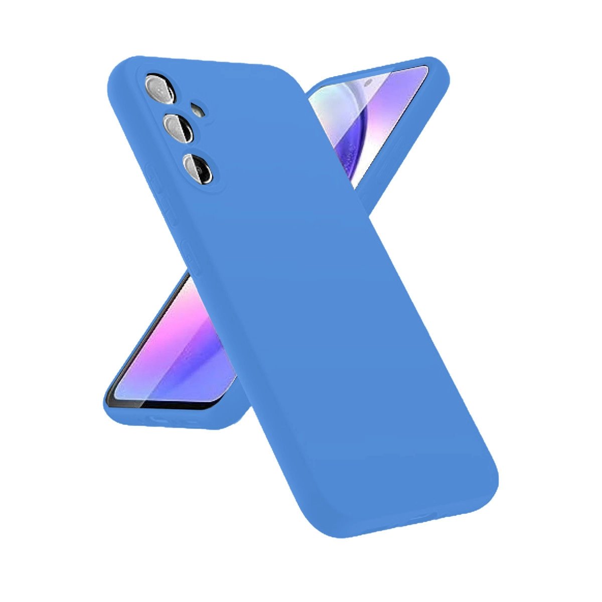 Samsung Galaxy A24 4g Kılıf First Silikon - Mavi Samsung Galaxy A24 4g Kılıf First Silikon - Mavi