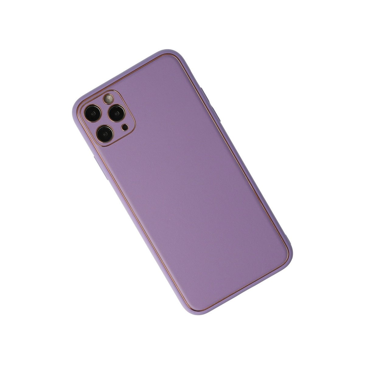 İphone 11 Pro Max Kılıf Coco Deri Silikon Kapak - Lila İphone 11 Pro Max Kılıf Coco Deri Silikon Kapak - Lila