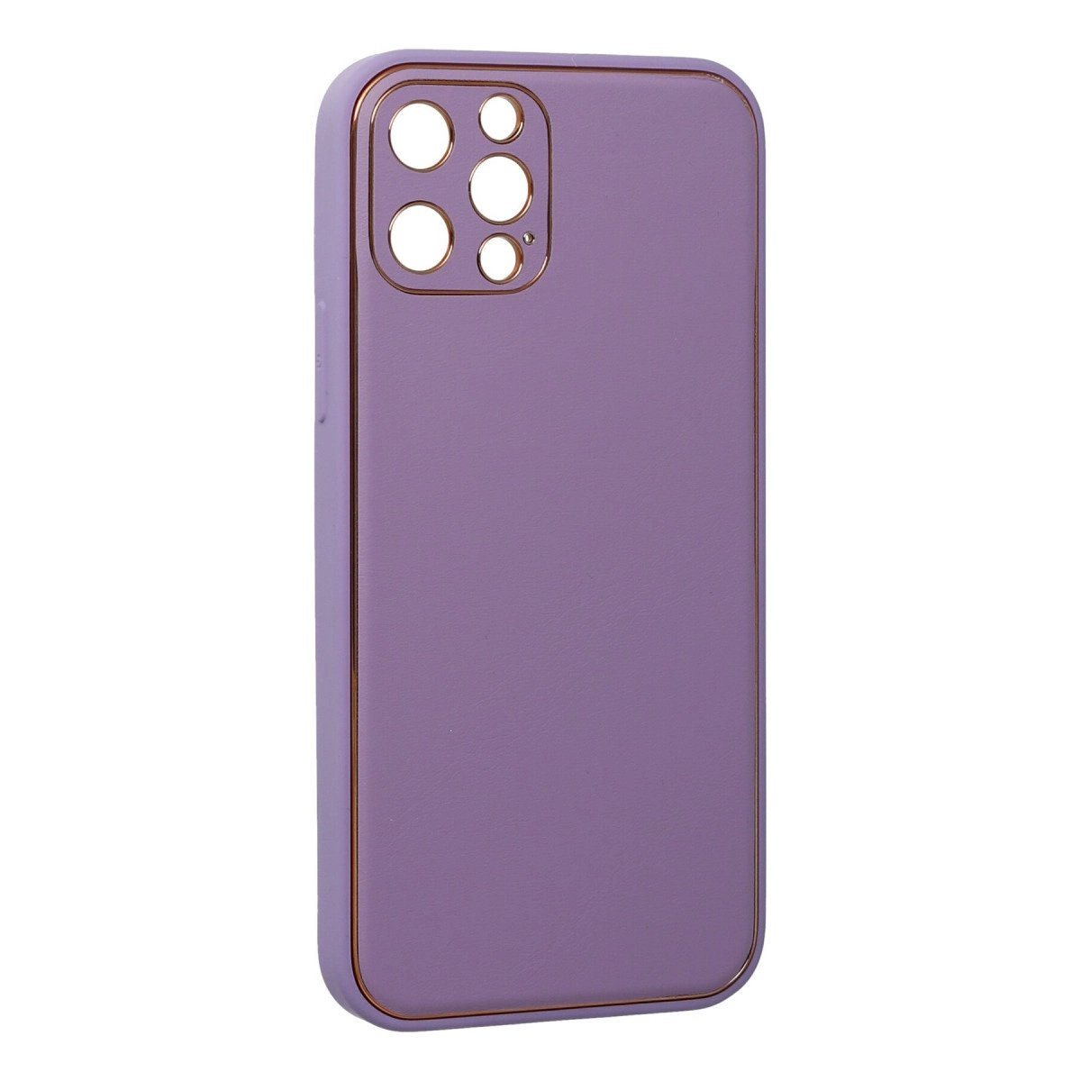 İphone 12 Pro Kılıf Coco Deri Silikon Kapak - Lila İphone 12 Pro Kılıf Coco Deri Silikon Kapak - Lila