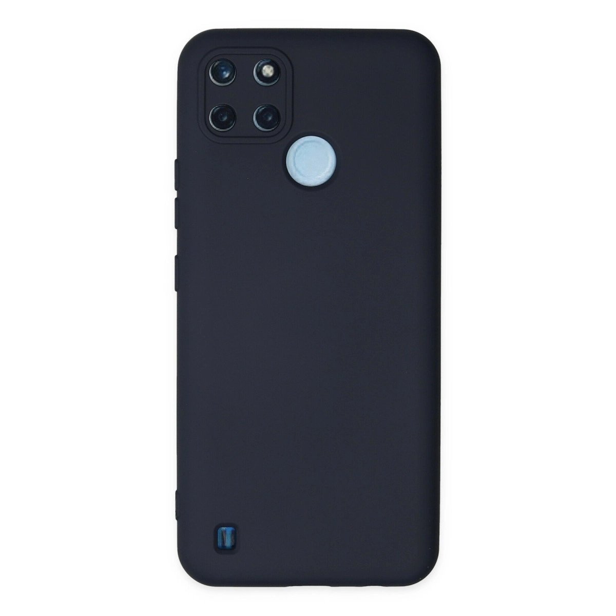 Realme C25y Kılıf Nano İçi Kadife Silikon - Lacivert
