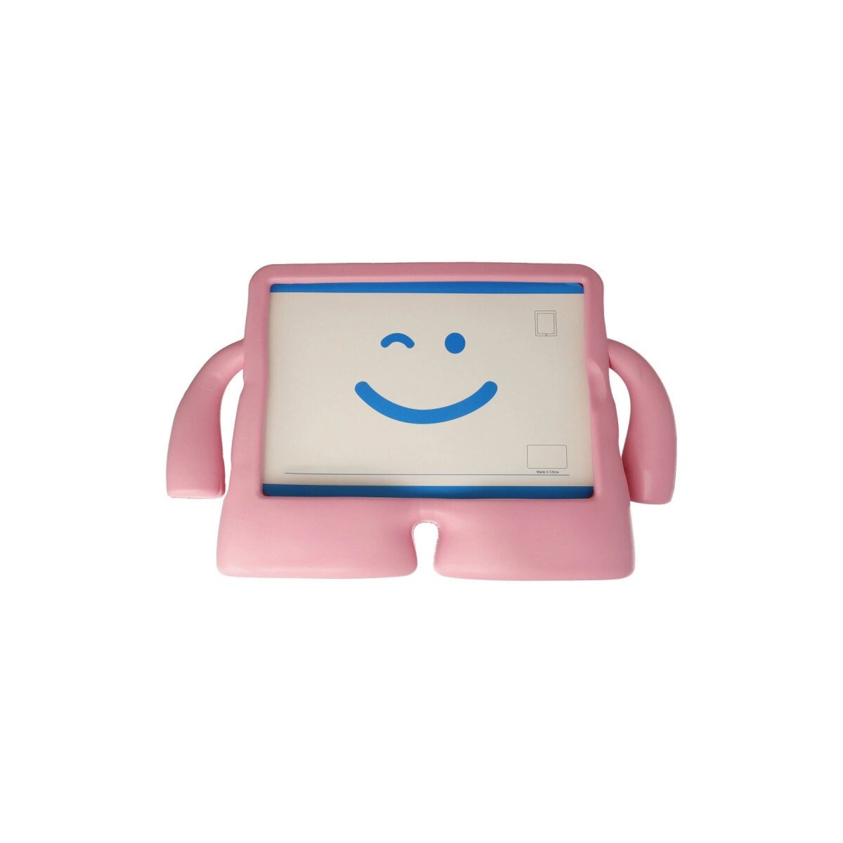 İpad 4 9.7 Kılıf Karakter Tablet Silikon - Açık Pembe