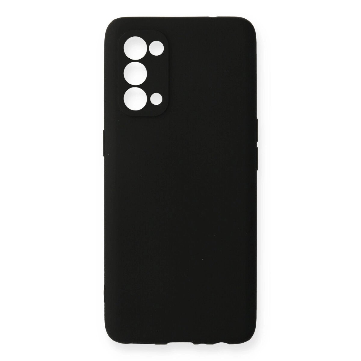 Oppo Reno 5 Pro Kılıf First Silikon - Siyah Oppo Reno 5 Pro Kılıf First Silikon - Siyah