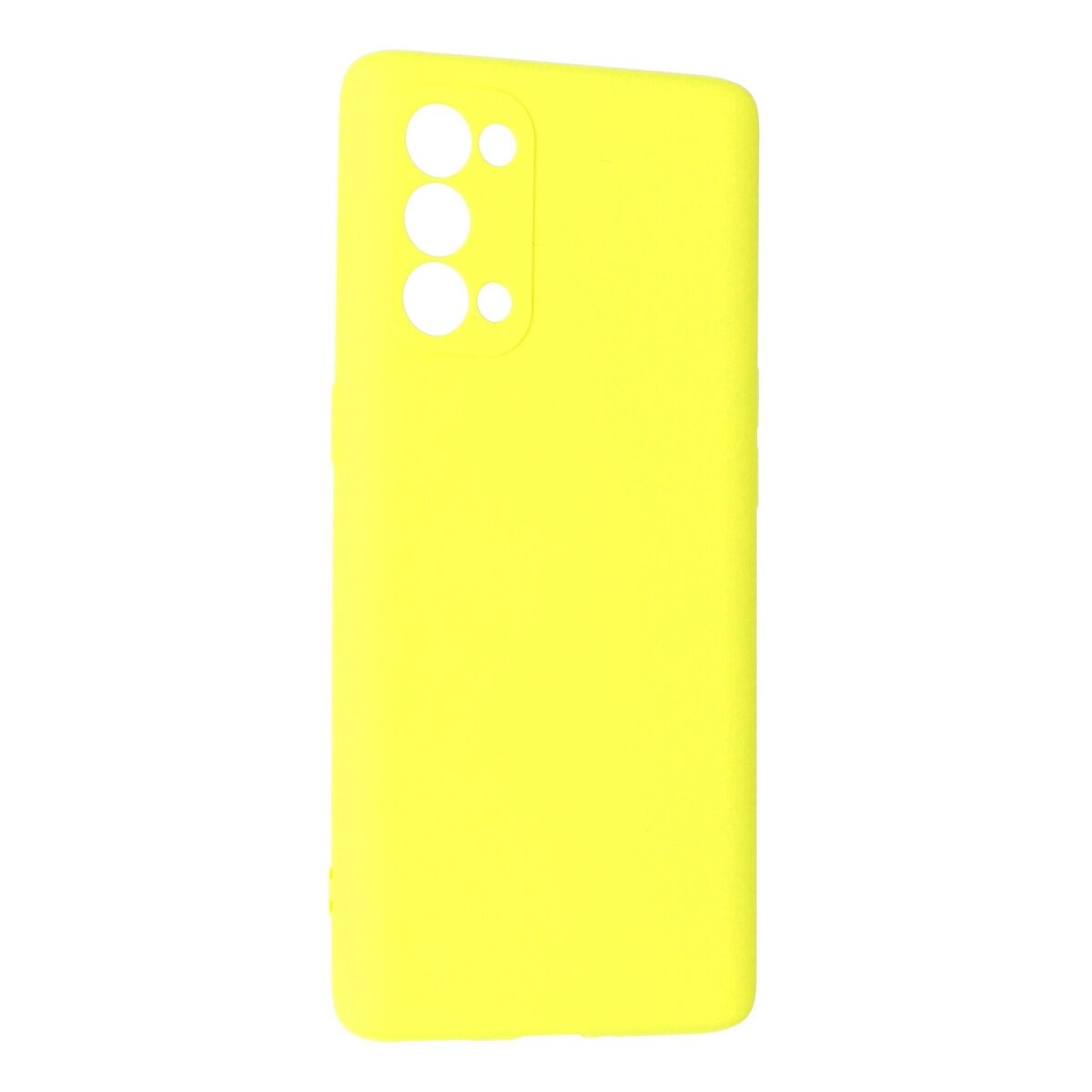 Oppo Reno 5 Pro Kılıf First Silikon - Sarı