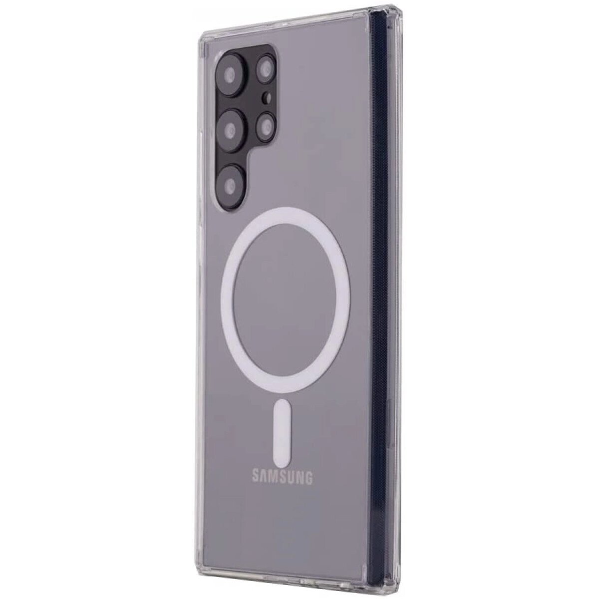 Samsung Galaxy S22 Ultra Kılıf Magneticsafe Şeffaf Silikon - Şeffaf Samsung Galaxy S22 Ultra Kılıf Magneticsafe Şeffaf Silikon - Şeffaf