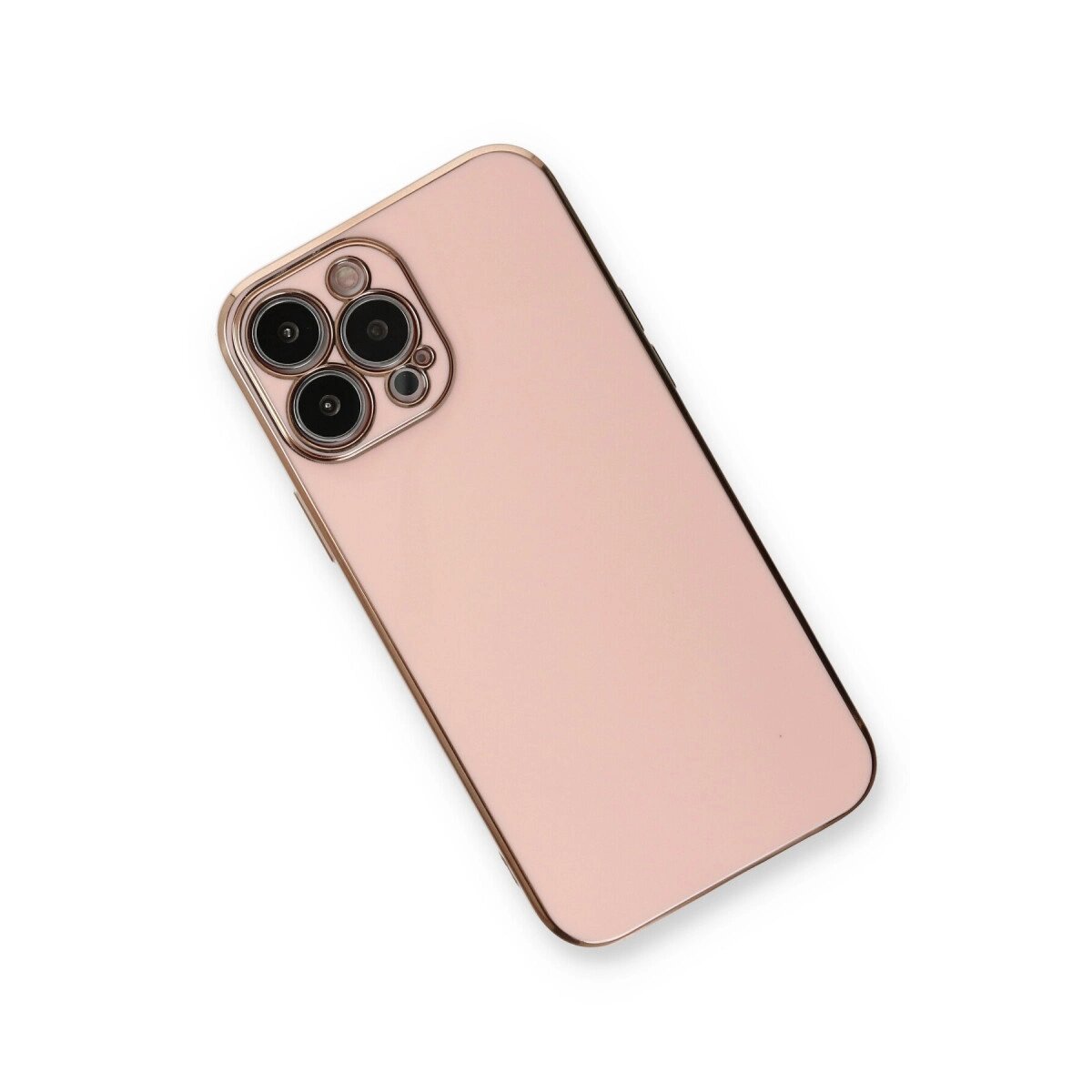 İphone 13 Pro Kılıf Volet Silikon - Pembe İphone 13 Pro Kılıf Volet Silikon - Pembe